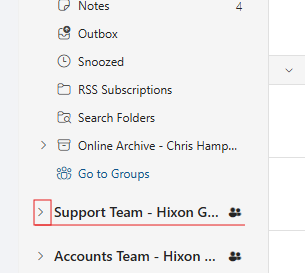 New Outlook - Open a Shared Mailbox