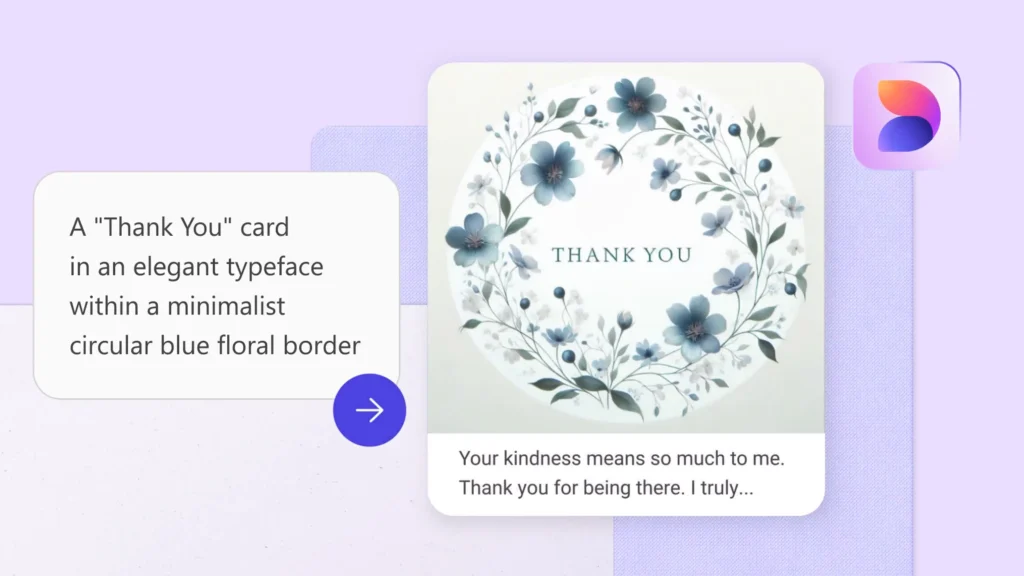 Greeting Card Generated using AI 