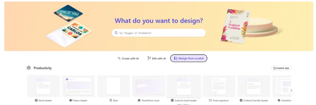 Microsoft Designer - Design from Scratch