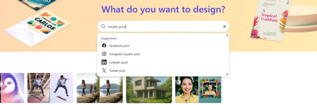 Microsoft Designer - Search Function